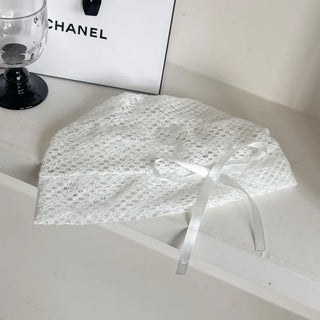 Net See-through Mesh Flower Lace Beanie Collection
