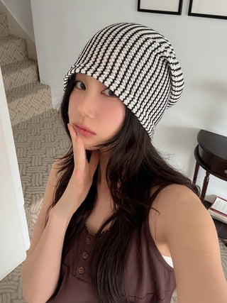 Net See-through Mesh Flower Lace Beanie Collection