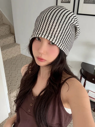 Net See-through Mesh Flower Lace Beanie Collection