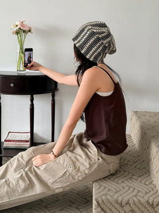 Net See-through Mesh Flower Lace Beanie Collection