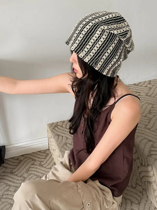 Net See-through Mesh Flower Lace Beanie Collection