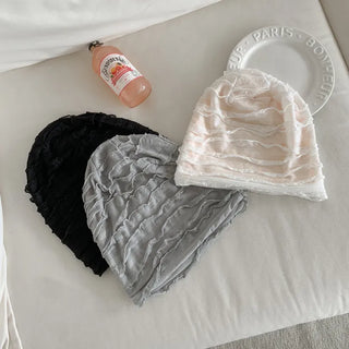 Net See-through Mesh Flower Lace Beanie Collection