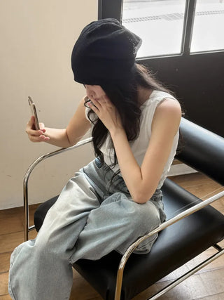 Net See-through Mesh Flower Lace Beanie Collection
