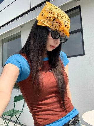 Cotton Paisley Festival Bandana Scarf