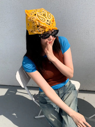 Cotton Paisley Festival Bandana Scarf