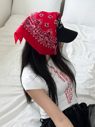 Cotton Paisley Festival Bandana Scarf