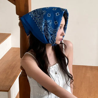 Cotton Paisley Festival Bandana Scarf