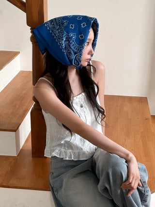 Cotton Paisley Festival Bandana Scarf