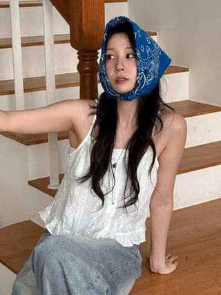 Cotton Paisley Festival Bandana Scarf