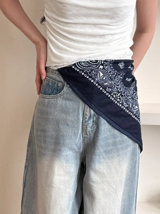 Cotton Paisley Festival Bandana Scarf