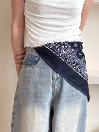 Cotton Paisley Festival Bandana Scarf