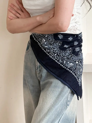 Cotton Paisley Festival Bandana Scarf