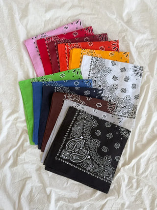 Cotton Paisley Festival Bandana Scarf