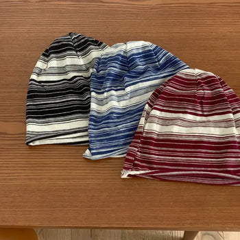 Bao Stripe Beanie Hat