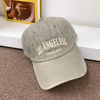 Los Angeles Vintage Lettering Ball Cap Baseball Cap