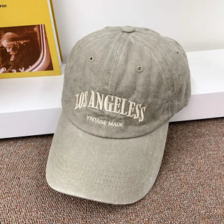 Los Angeles Vintage Lettering Ball Cap Baseball Cap