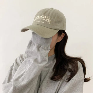 Los Angeles Vintage Lettering Ball Cap Baseball Cap
