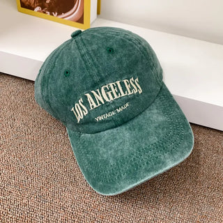 Los Angeles Vintage Lettering Ball Cap Baseball Cap