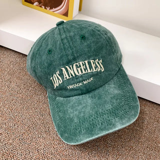 Los Angeles Vintage Lettering Ball Cap Baseball Cap