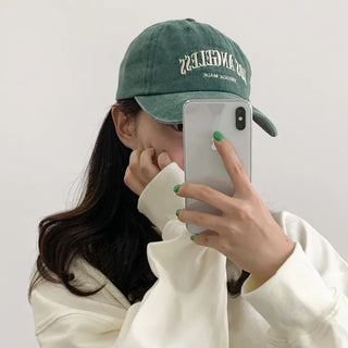 Los Angeles Vintage Lettering Ball Cap Baseball Cap