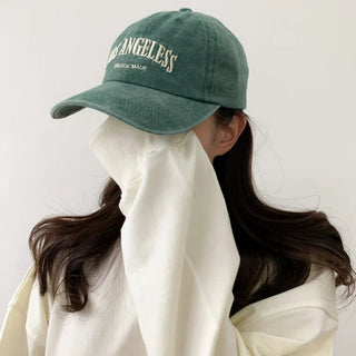 Los Angeles Vintage Lettering Ball Cap Baseball Cap
