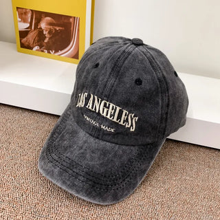 Los Angeles Vintage Lettering Ball Cap Baseball Cap