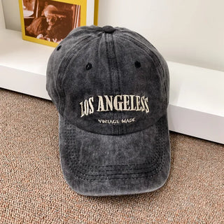 Los Angeles Vintage Lettering Ball Cap Baseball Cap