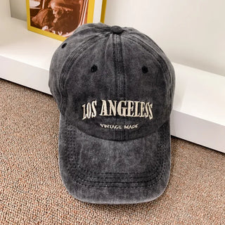Los Angeles Vintage Lettering Ball Cap Baseball Cap