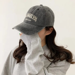Los Angeles Vintage Lettering Ball Cap Baseball Cap