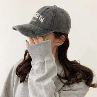 Los Angeles Vintage Lettering Ball Cap Baseball Cap