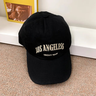 Los Angeles Vintage Lettering Ball Cap Baseball Cap