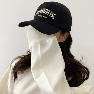 Los Angeles Vintage Lettering Ball Cap Baseball Cap