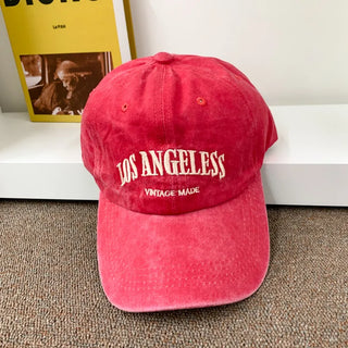 Los Angeles Vintage Lettering Ball Cap Baseball Cap