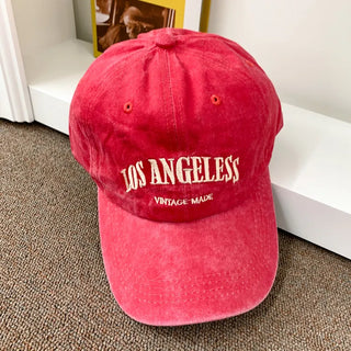 Los Angeles Vintage Lettering Ball Cap Baseball Cap