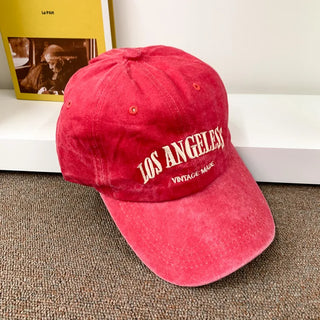 Los Angeles Vintage Lettering Ball Cap Baseball Cap
