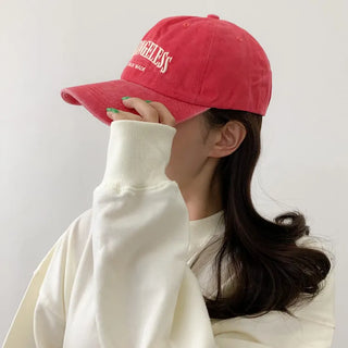 Los Angeles Vintage Lettering Ball Cap Baseball Cap