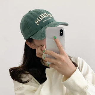 Los Angeles Vintage Lettering Ball Cap Baseball Cap