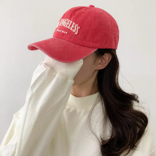 Los Angeles Vintage Lettering Ball Cap Baseball Cap