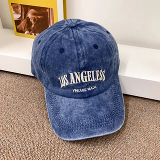 Los Angeles Vintage Lettering Ball Cap Baseball Cap