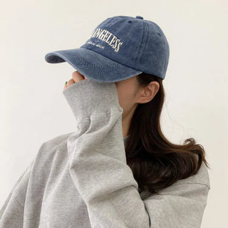 Los Angeles Vintage Lettering Ball Cap Baseball Cap