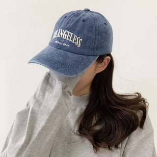 Los Angeles Vintage Lettering Ball Cap Baseball Cap