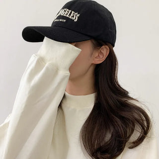Los Angeles Vintage Lettering Ball Cap Baseball Cap