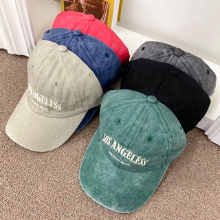 Los Angeles Vintage Lettering Ball Cap Baseball Cap
