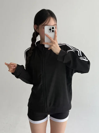 Backless Piece High-Waisted Zip-Up Rash Guard Swimsuit