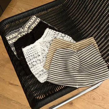 Cat's Net Mesh Knit Beanie Hat
