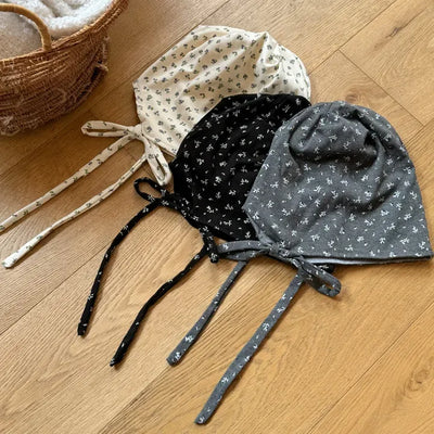 Flower String Bandana Beanie Hat