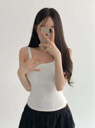 New Bold Round Sleeveless Bralette with Cups Daily Sleeveless