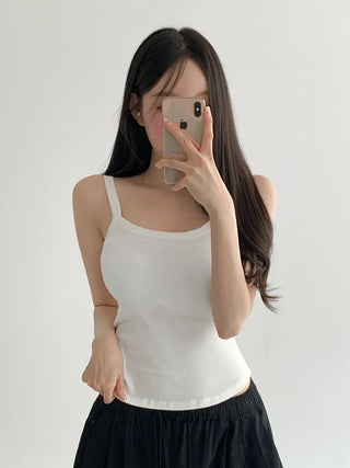 New Bold Round Sleeveless Bralette with Cups Daily Sleeveless
