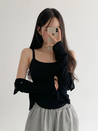 New Bold Round Sleeveless Bralette with Cups Daily Sleeveless