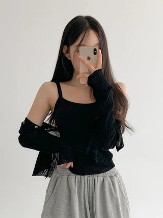 New Bold Round Sleeveless Bralette with Cups Daily Sleeveless